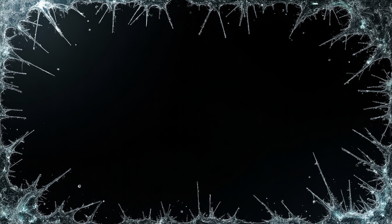 Full Shatter — A fully shattered glass mosaic.