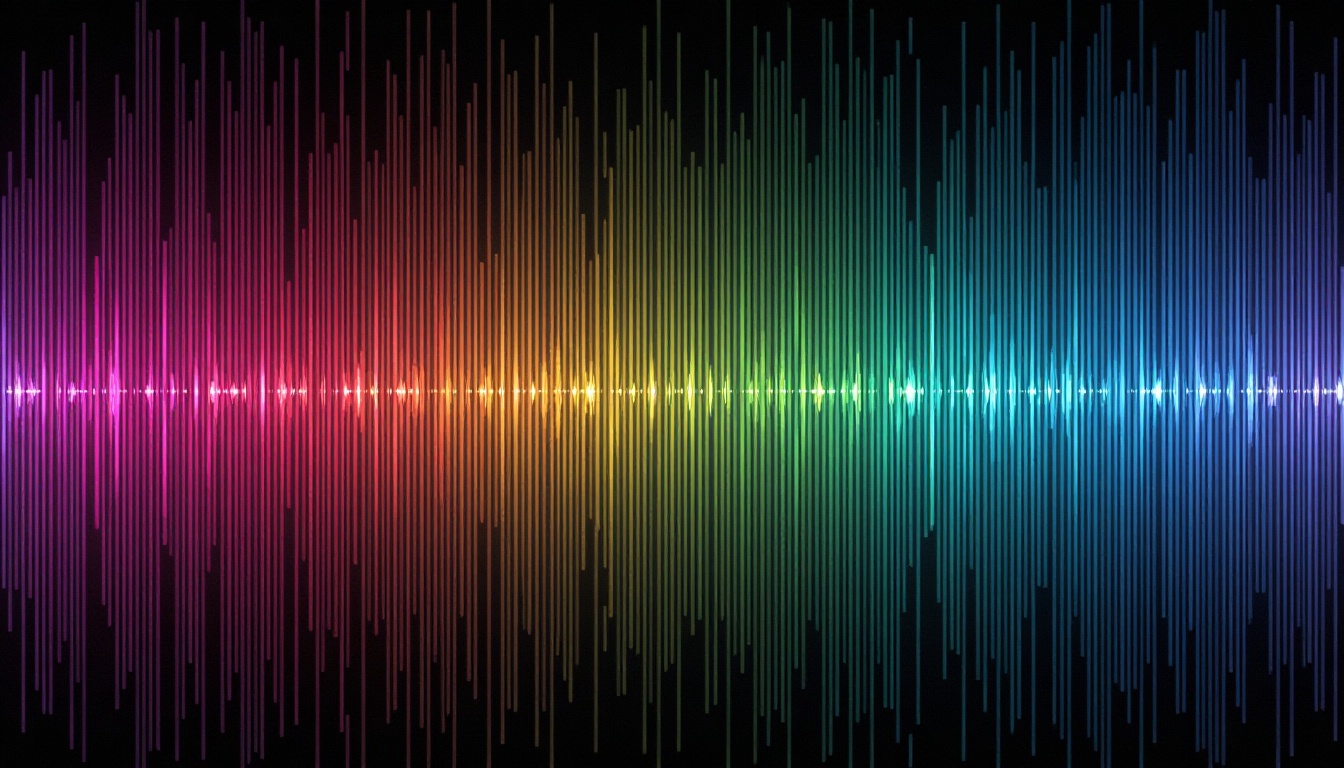 Vertical Glitch — Chaotic vertical display glitch bands.